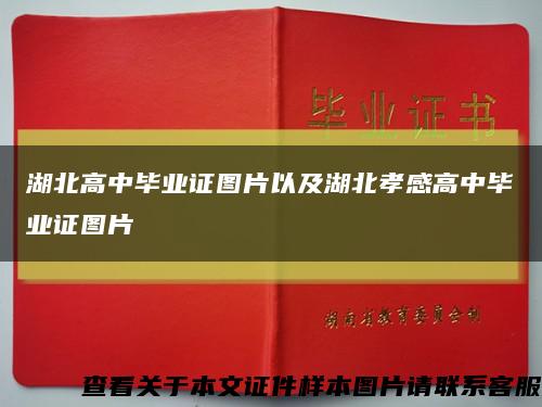 湖北高中毕业证图片以及湖北孝感高中毕业证图片缩略图