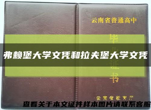 弗赖堡大学文凭和拉夫堡大学文凭缩略图