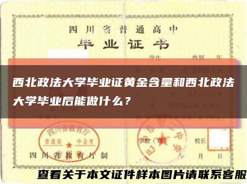 西北政法大学毕业证黄金含量和西北政法大学毕业后能做什么？缩略图