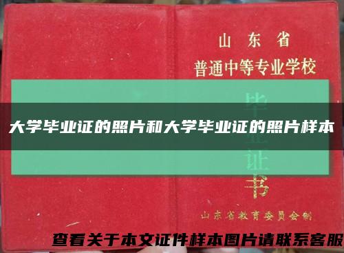 大学毕业证的照片和大学毕业证的照片样本缩略图