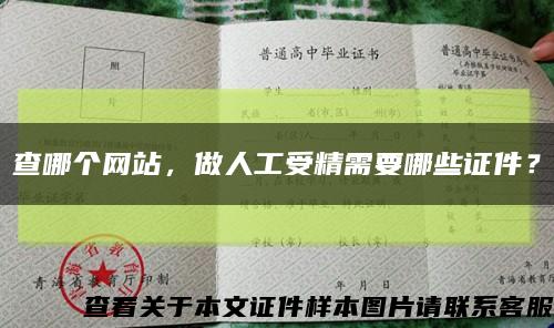 查哪个网站，做人工受精需要哪些证件？缩略图