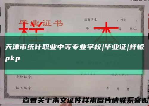 天津市统计职业中等专业学校|毕业证|样板pkp缩略图