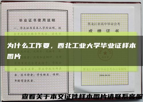 为什么工作要，西北工业大学毕业证样本图片缩略图