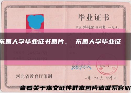 东国大学毕业证书图片， 东国大学毕业证 동국대학교 졸업장缩略图