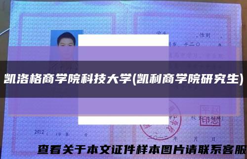 凯洛格商学院科技大学(凯利商学院研究生)缩略图