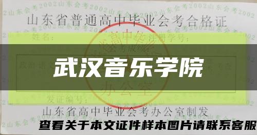 武汉音乐学院缩略图