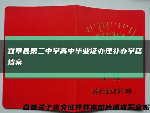 宜章县第二中学高中毕业证办理补办学籍档案缩略图