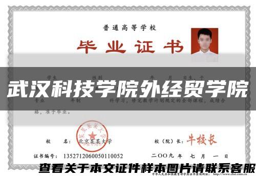 武汉科技学院外经贸学院缩略图