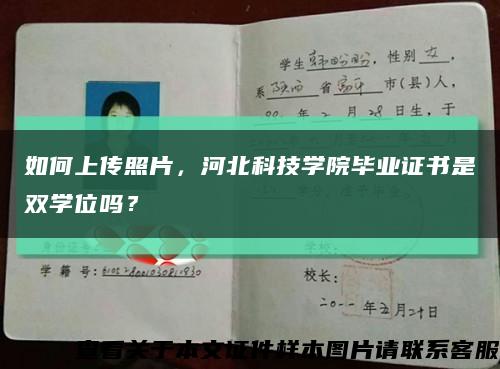 如何上传照片，河北科技学院毕业证书是双学位吗？缩略图