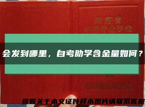 会发到哪里，自考助学含金量如何？缩略图