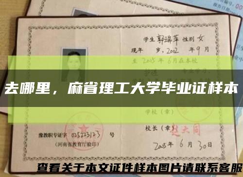 去哪里，麻省理工大学毕业证样本缩略图