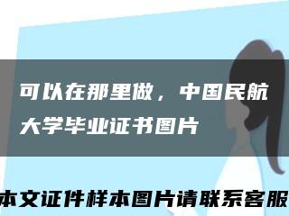 可以在那里做，中国民航大学毕业证书图片缩略图