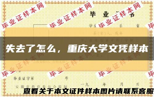 失去了怎么，重庆大学文凭样本缩略图