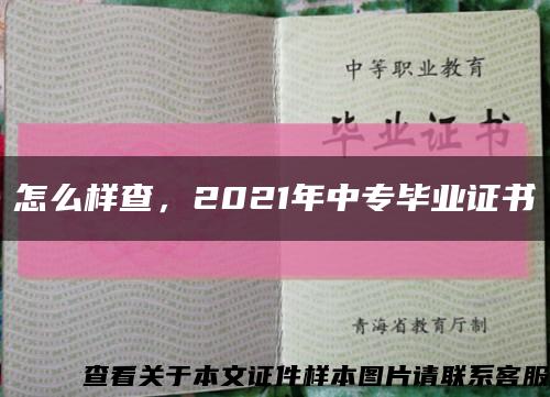 怎么样查，2021年中专毕业证书缩略图