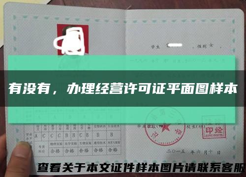 有没有，办理经营许可证平面图样本缩略图