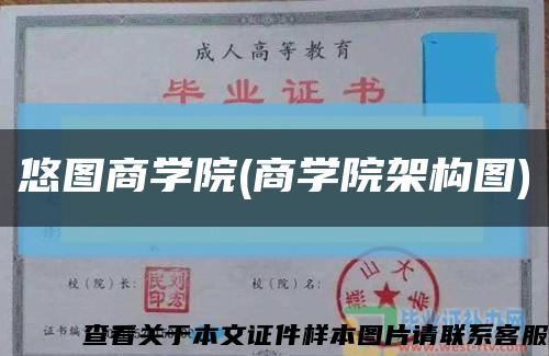 悠图商学院(商学院架构图)缩略图