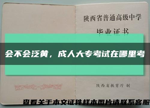 会不会泛黄，成人大专考试在哪里考缩略图