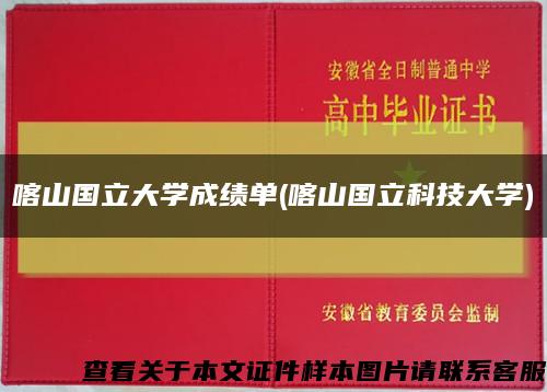 喀山国立大学成绩单(喀山国立科技大学)缩略图