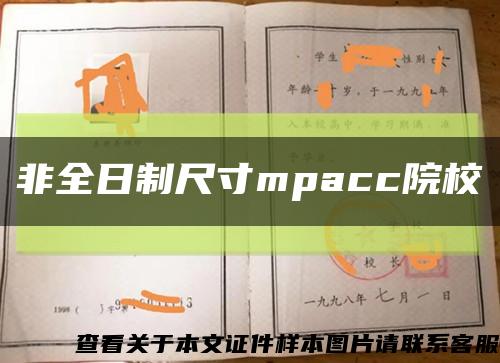 非全日制尺寸mpacc院校缩略图