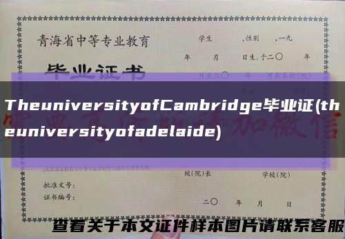 TheuniversityofCambridge毕业证(theuniversityofadelaide)缩略图