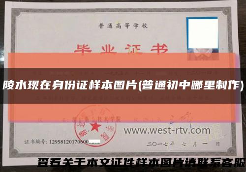陵水现在身份证样本图片(普通初中哪里制作)缩略图