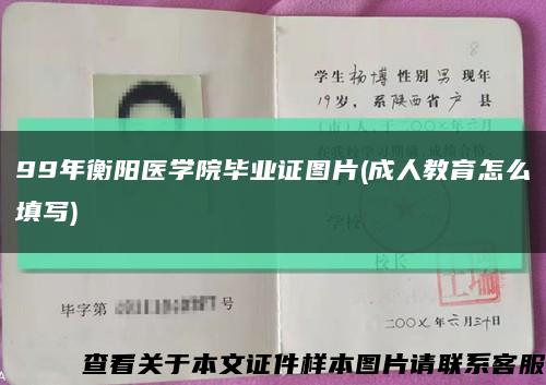 99年衡阳医学院毕业证图片(成人教育怎么填写)缩略图