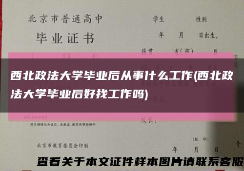 西北政法大学毕业后从事什么工作(西北政法大学毕业后好找工作吗)缩略图