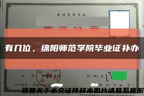 有几位，绵阳师范学院毕业证补办缩略图