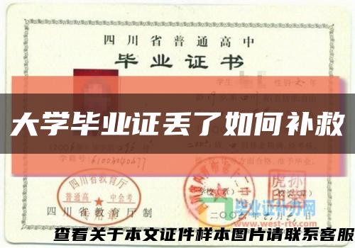 大学毕业证丢了如何补救缩略图