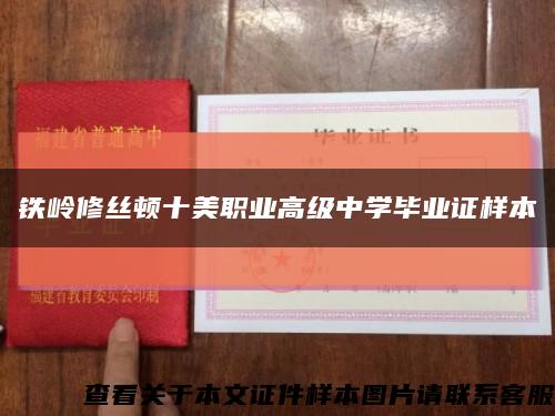 铁岭修丝顿十美职业高级中学毕业证样本缩略图