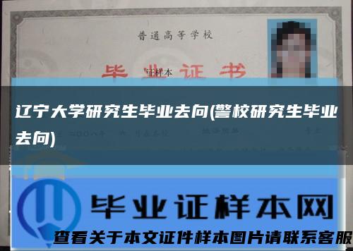 辽宁大学研究生毕业去向(警校研究生毕业去向)缩略图