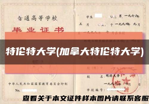 特伦特大学(加拿大特伦特大学)缩略图