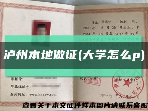 泸州本地做证(大学怎么p)缩略图