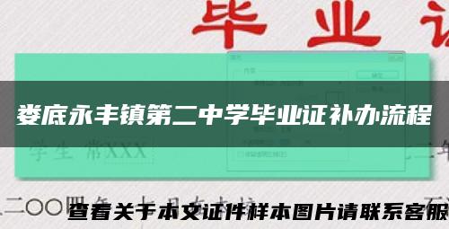 娄底永丰镇第二中学毕业证补办流程缩略图