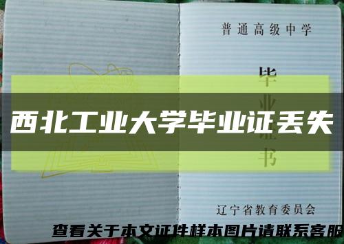 西北工业大学毕业证丢失缩略图