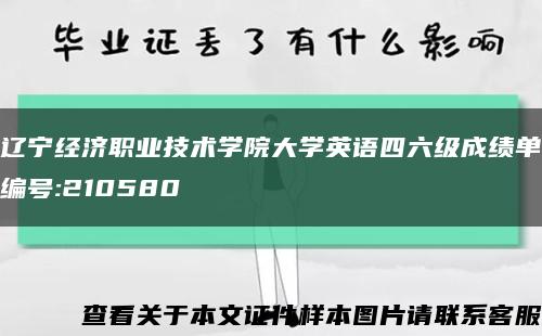 辽宁经济职业技术学院大学英语四六级成绩单编号:210580缩略图