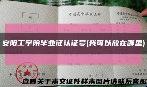 安阳工学院毕业证认证号(我可以放在哪里)缩略图