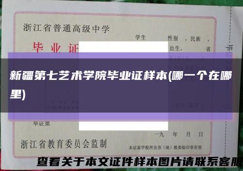 新疆第七艺术学院毕业证样本(哪一个在哪里)缩略图