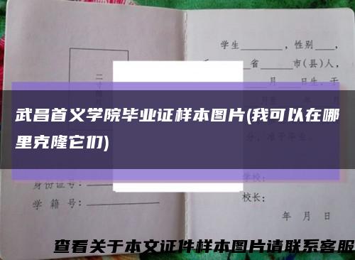 武昌首义学院毕业证样本图片(我可以在哪里克隆它们)缩略图