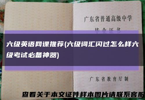 六级英语网课推荐(六级词汇闪过怎么样六级考试必备神器)缩略图