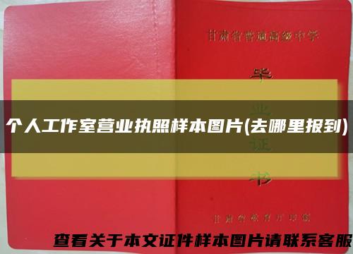 个人工作室营业执照样本图片(去哪里报到)缩略图