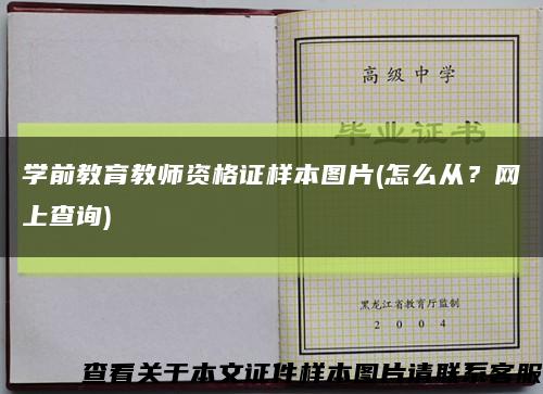 学前教育教师资格证样本图片(怎么从？网上查询)缩略图