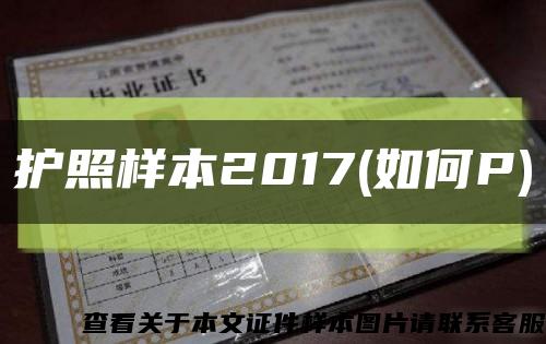 护照样本2017(如何P)缩略图