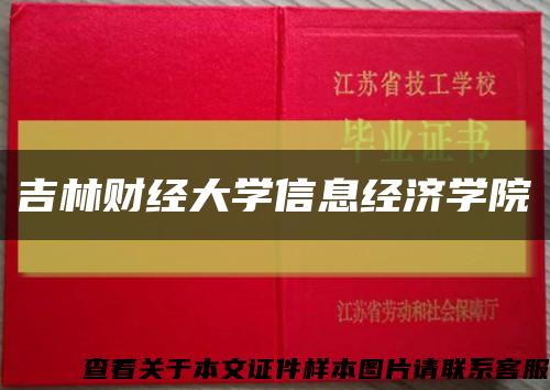 吉林财经大学信息经济学院缩略图