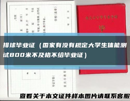 排球毕业证（国家有没有规定大学生体能测试800米不及格不给毕业证）缩略图