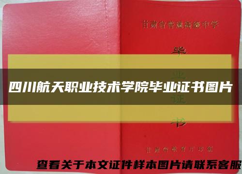 四川航天职业技术学院毕业证书图片缩略图