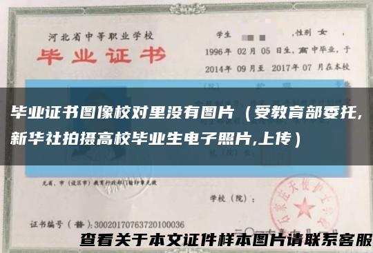 毕业证书图像校对里没有图片（受教育部委托,新华社拍摄高校毕业生电子照片,上传）缩略图