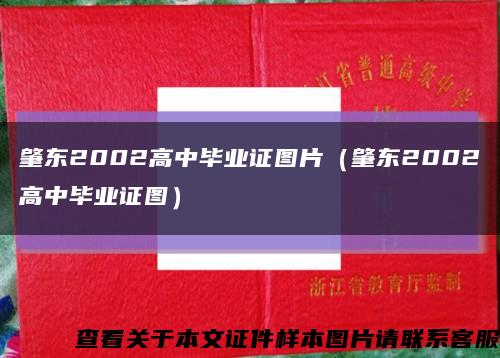 肇东2002高中毕业证图片（肇东2002高中毕业证图）缩略图