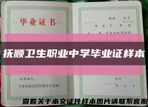 抚顺卫生职业中学毕业证样本缩略图