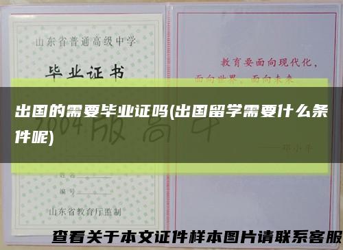 出国的需要毕业证吗(出国留学需要什么条件呢)缩略图